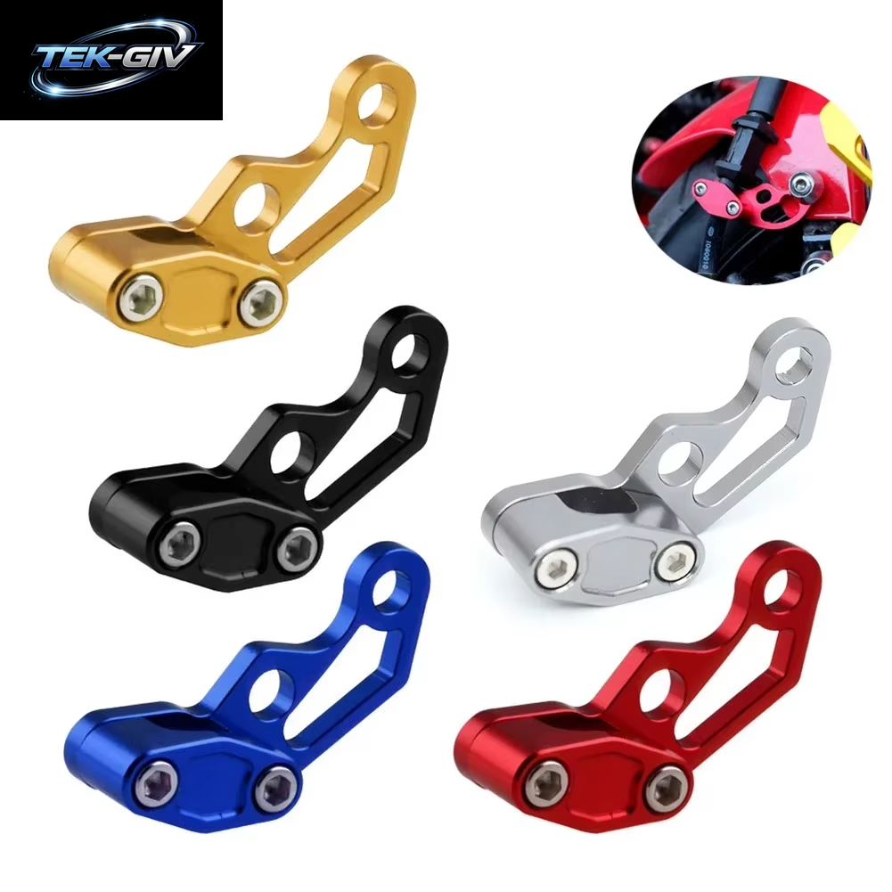 Motorrad Bikes Öl Schlauch Klemme Modifizierte Öl Pipeline Bremsleitung Klemme Schutz Aluminium Legierung Schlauch Clip Zubehör