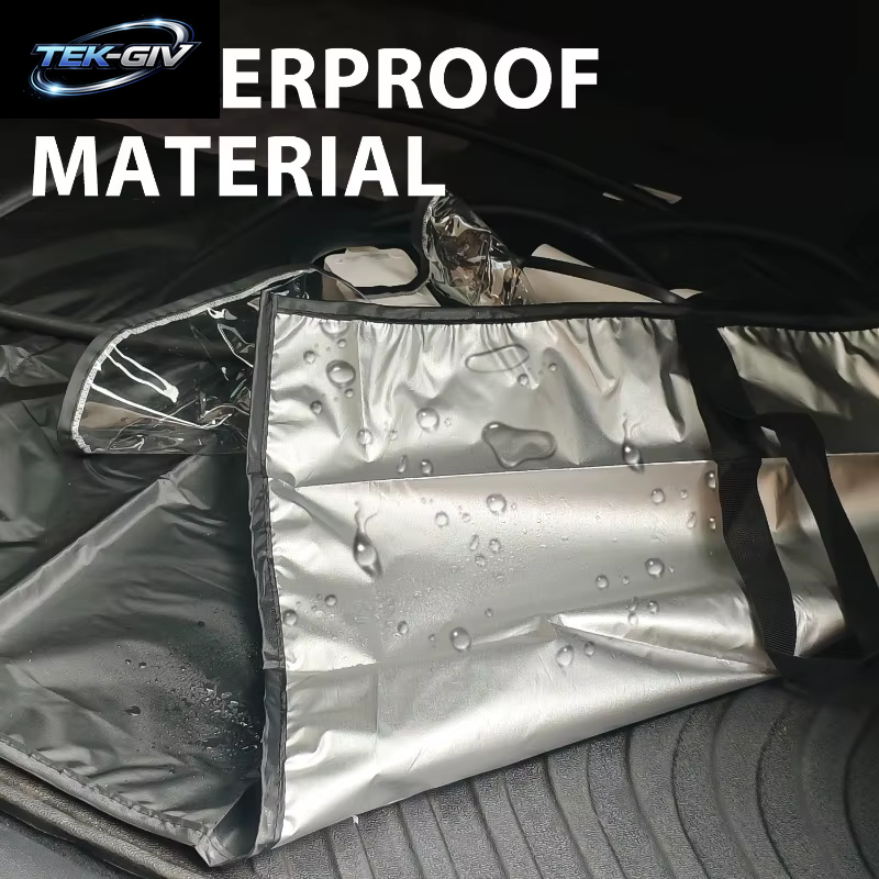 1/2PCS Universal Autos Stamm Matten Wasserdicht Staubdicht Oxford Tuch Cargo-Liner Pads Schutz Fahrzeuge Auto Innen Zubehör
