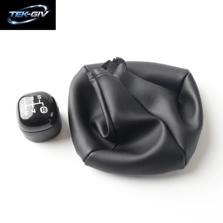 Für Fiat Panda 2012-502942700 Auto Schaltknauf Staubschutz Schwarz Abdeckung Zubehör Leder Gamasche Hebel Stick 5 Geschwindigkeit