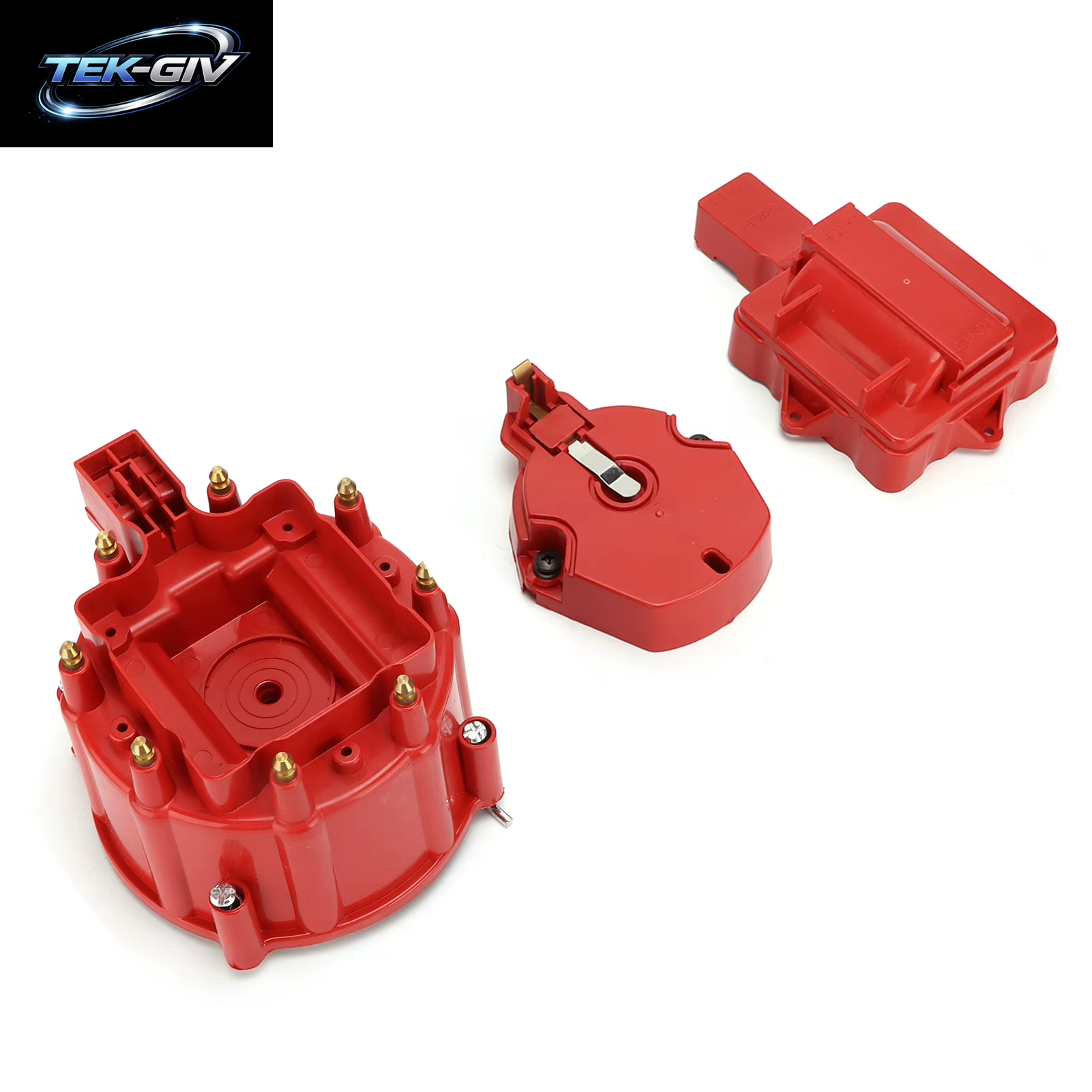Auto Verteiler Deckel Mit Spulen Rotor Autozubehör Für Chevy V8 265 283 307 327 350 383 396 400 402 427 454 472 502 Motoren