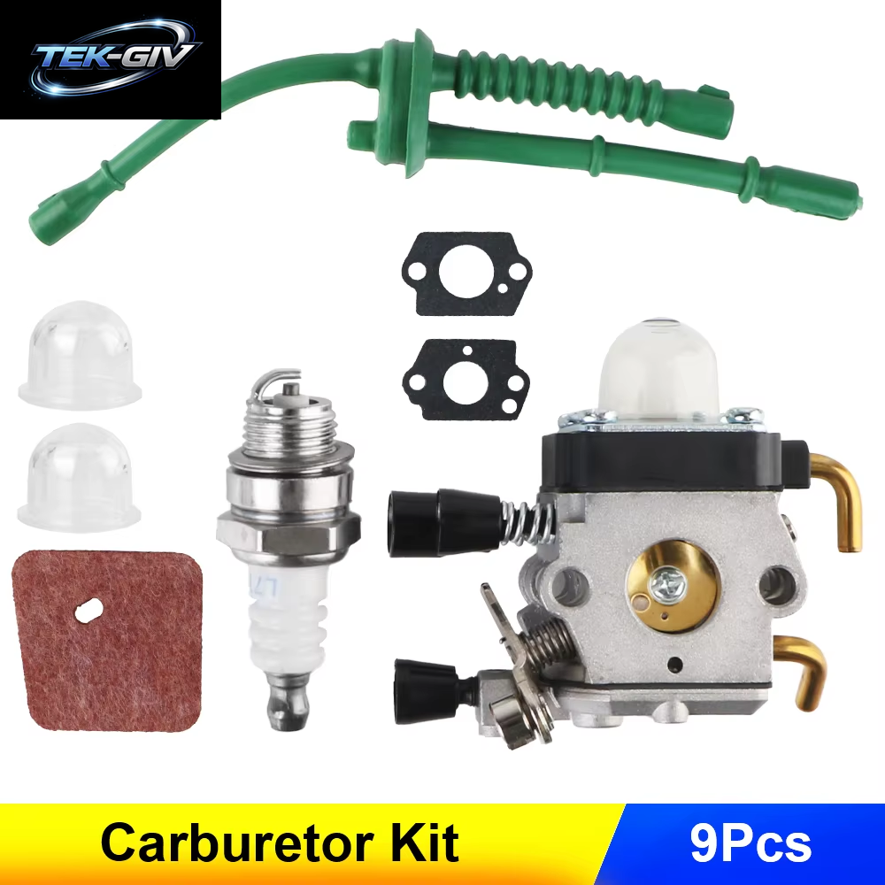 Für Stihl FS55 FS55R FS55RC KM55 HL45KM55R FS38 Hochleistungs-Öl-Luftfilter Vergaser-Zubehör Für 2-Takt-Motor