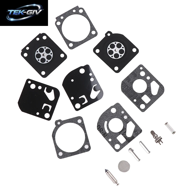 15 TEILE/SATZ Vergaser Carb Dichtung Membran Reparatur Rebuild Kit Fit Für Zama RB-29 Carb Gebläse Trimmer Großhandel