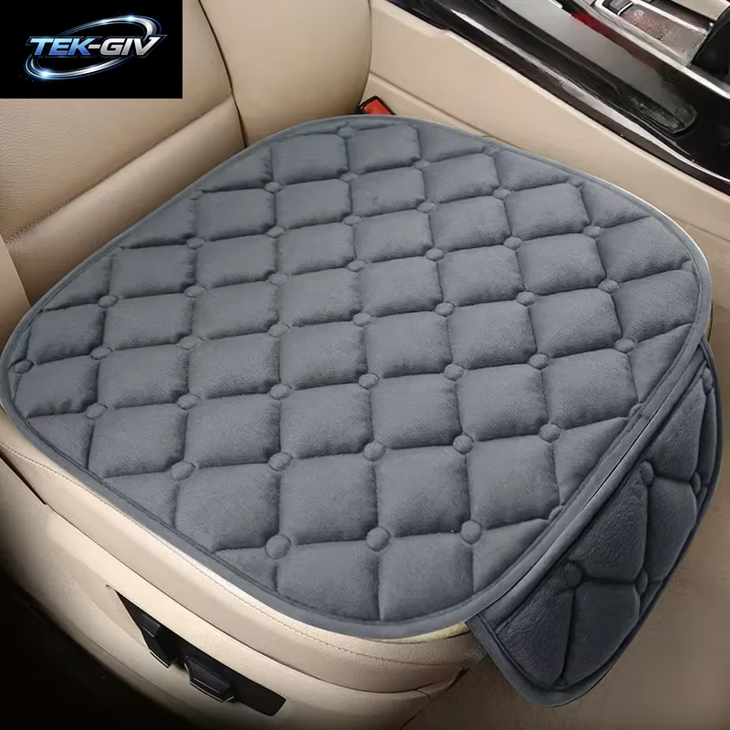 Autositzbezüge, Warmer Sitzkissenschutz, Plüsch-Sitzbezug, Universell Für Limousine, Schrägheck, SUV, Herbst, Winter