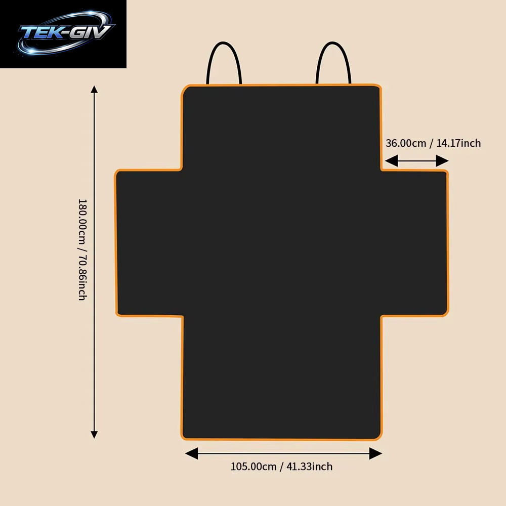 Universal Waterproof SUV Cargo Liner Trunk Seat Cover anti Slip and Fouling Removable Washable Car Interior Protection Accessory