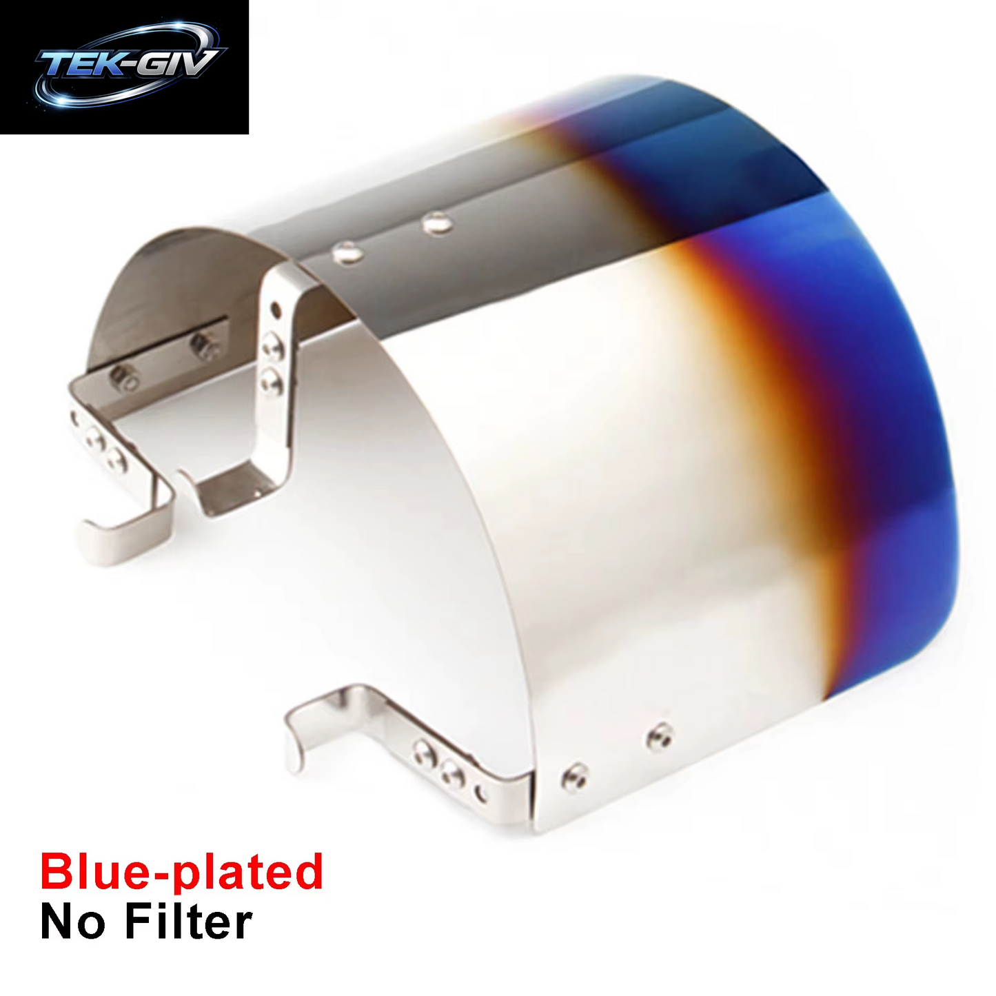 High Flow Kaltlufteinlassfilter Hitzeschildabdeckung Universal Auto Luftfilter Verstellbare Edelstahl Schutzhülle