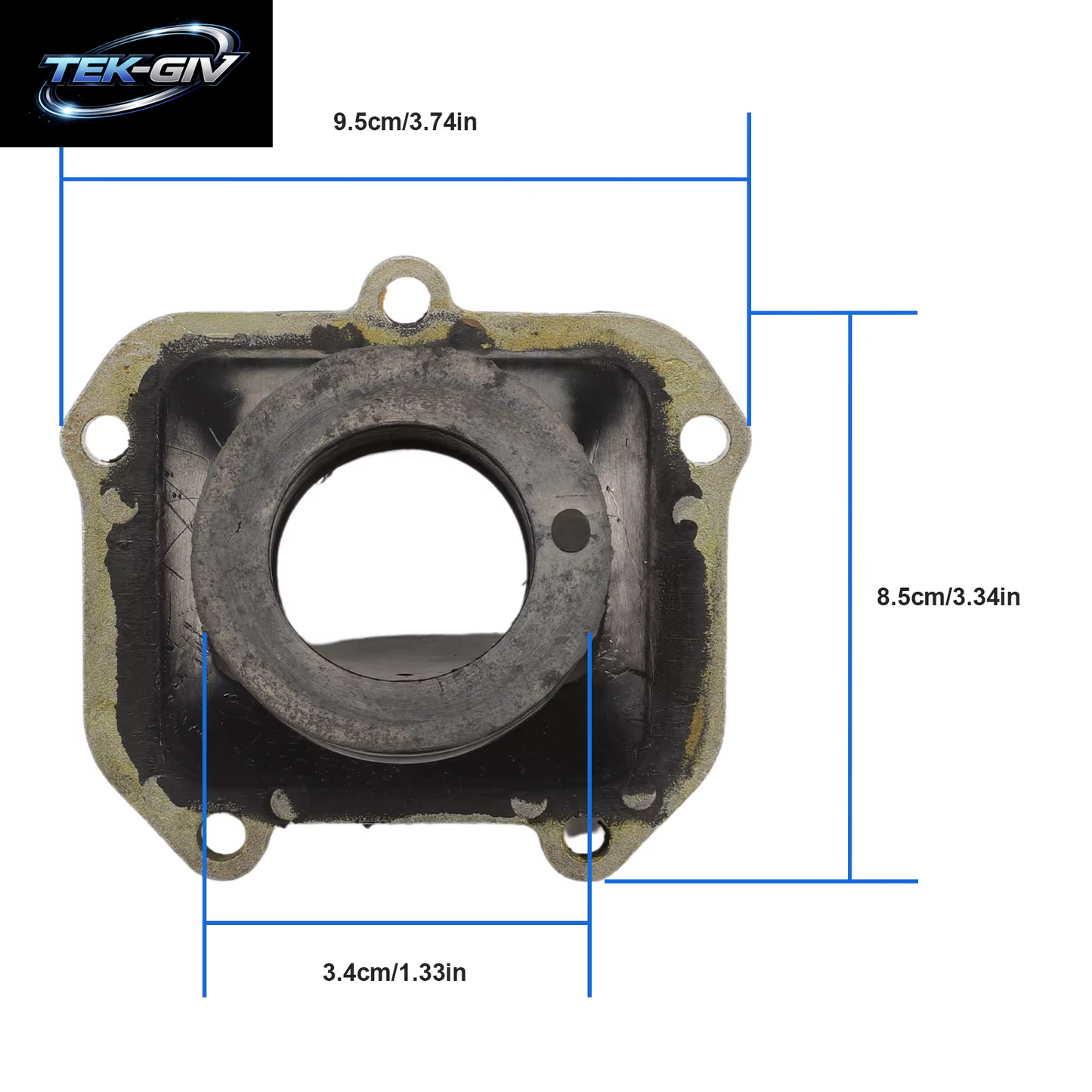 Ansaugkrümmer-Ansauggummi Für Aprilia RS125 2003–2004, Aprilia RX125 1995–2010, 28Er 34 Mm Dellorto-Vergaser