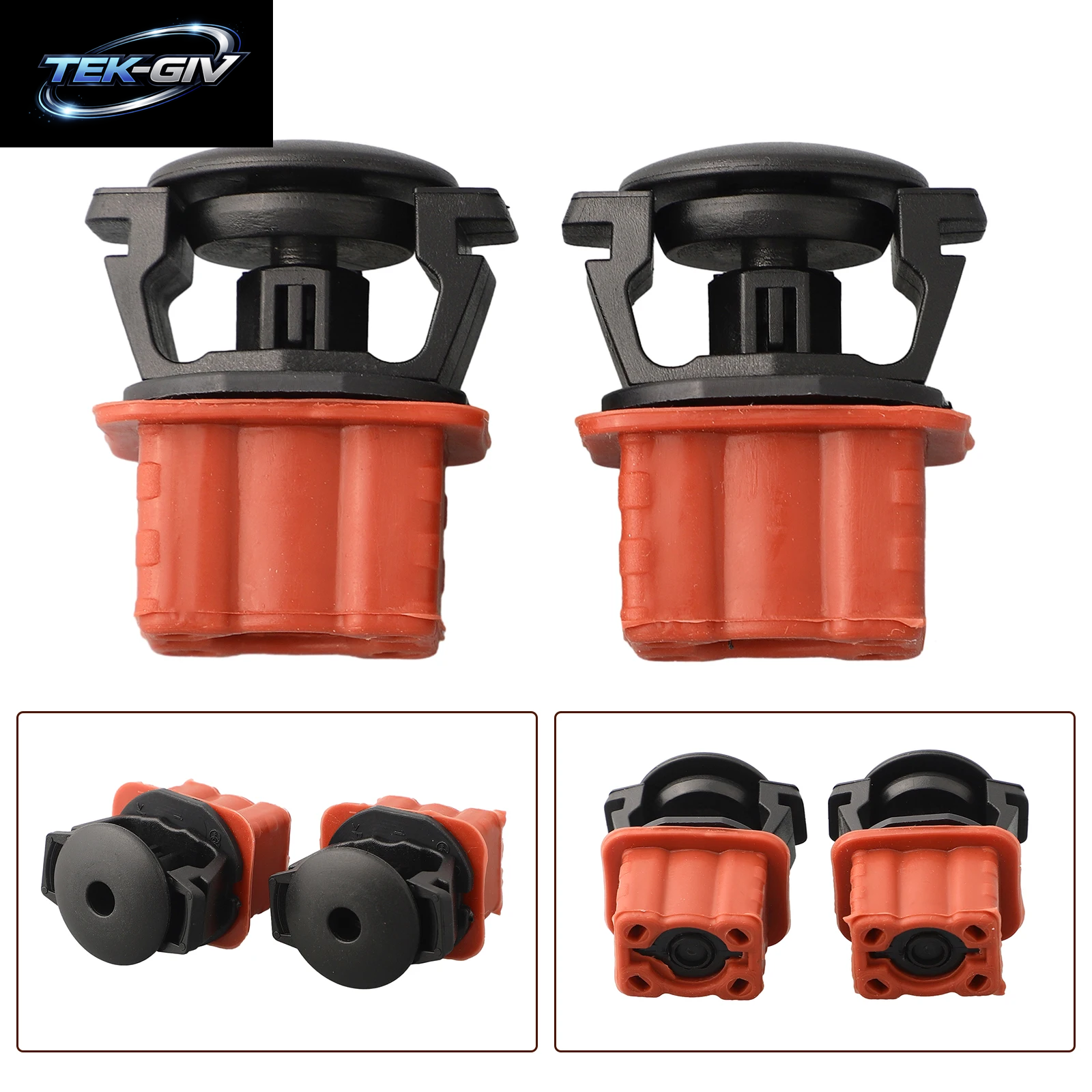 2Set Obere Kühlerhalterung Obere Montagestifte a 0009912595 Für Benz C204 W211 C253 X204 X218 W213 C238 Für Benz C-Klasse