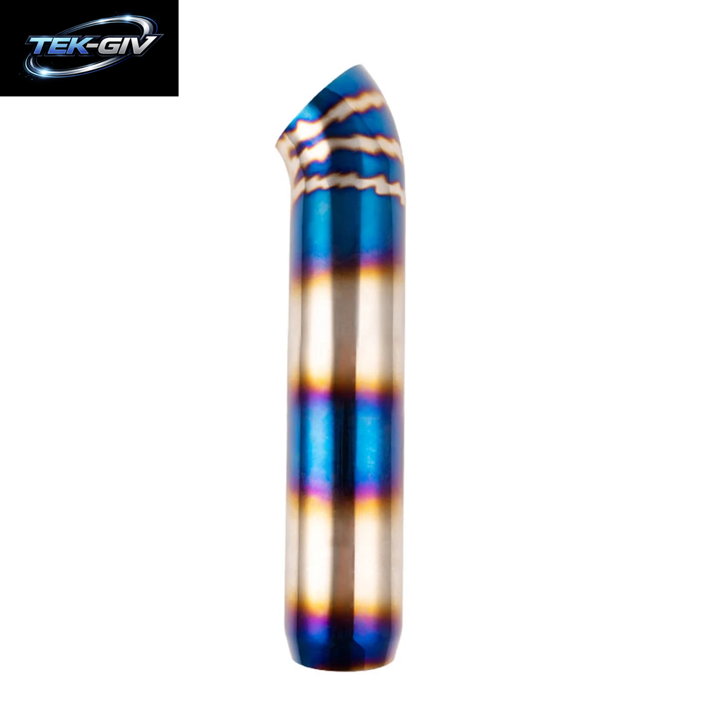 Universelles Hochwertiges Auto-Auspuffrohr Aus Edelstahl, Schalldämpfer-Endrohr 63–76 Mm Für Modifizierte Racing-Auspuffanlagen