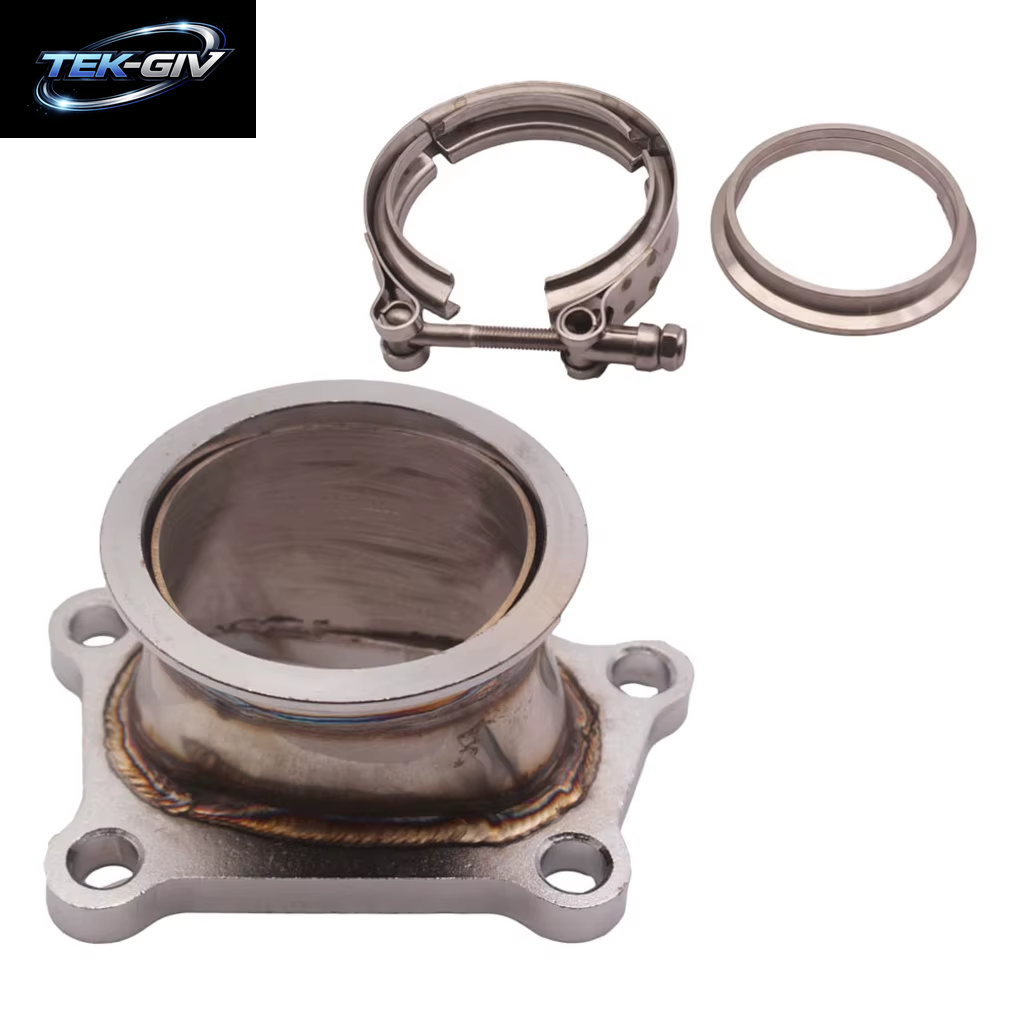 76Mm 3 "5- V-Band Adapter Fallrohr Flansch W/ Clamp Für Mazdaspeed 6