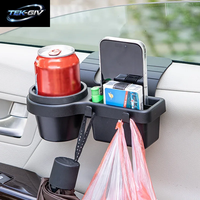 Multifunktionale Auto-Organizer-Box Mit Tasse, Getränkehalter, Hängendes Lagerregal, Seitentür, Fenster, Aufbewahrung, Auto-Innenzubehör
