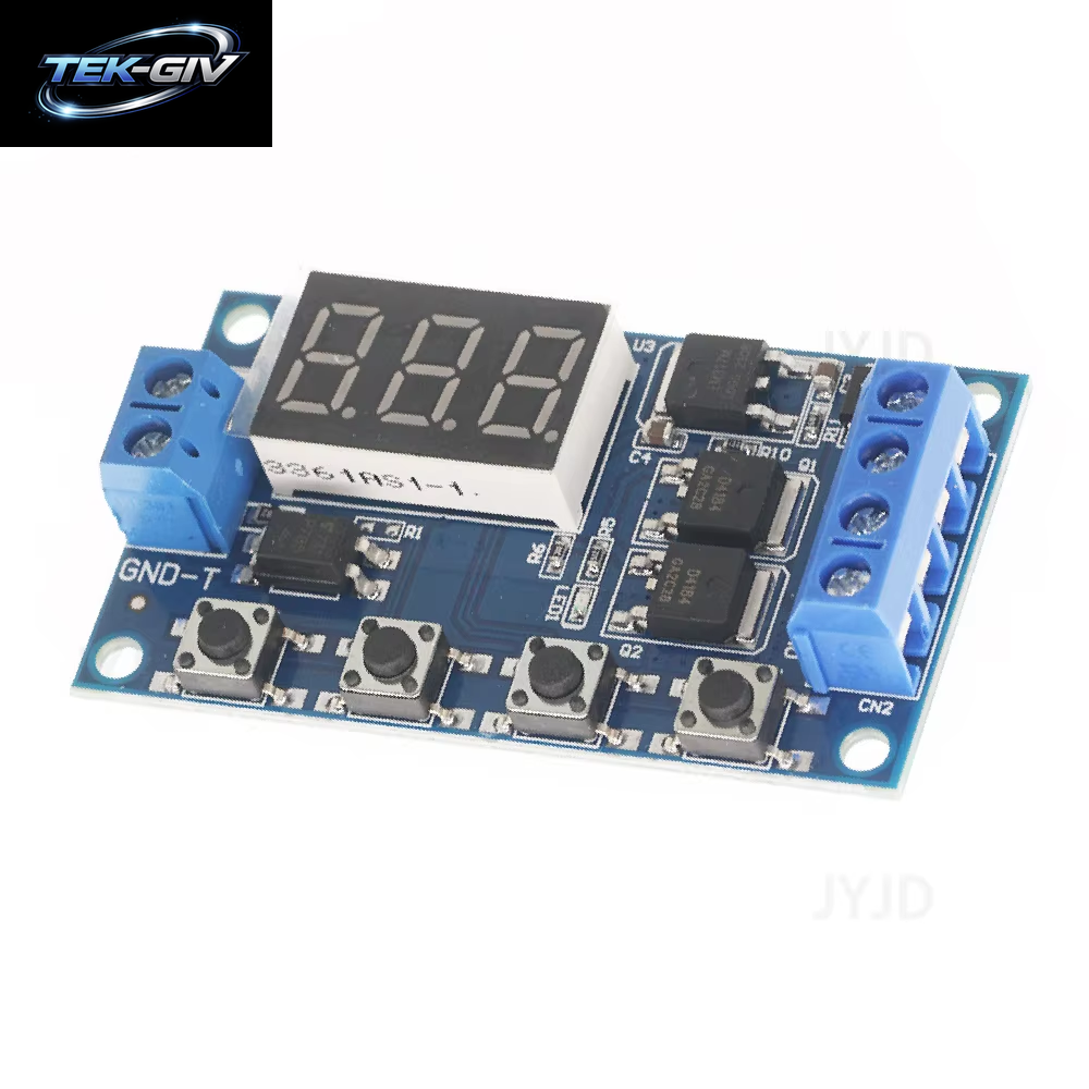 DC 5V-36V Trigger Cycle Delay Timer Switch Turn on off Relaismodul Mit Led-Anzeige, Einstellbares Timer-Modul