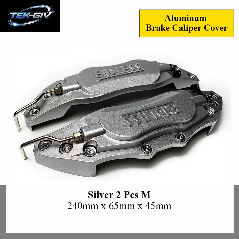 2Pcs S/M/L Metall Aluminium Auto 3D Disc Bremssattel Abdeckungen Aufkleber Für Hyundai KIA Alfa Romeo AUDI BMW Mercedes Benz Zubehör