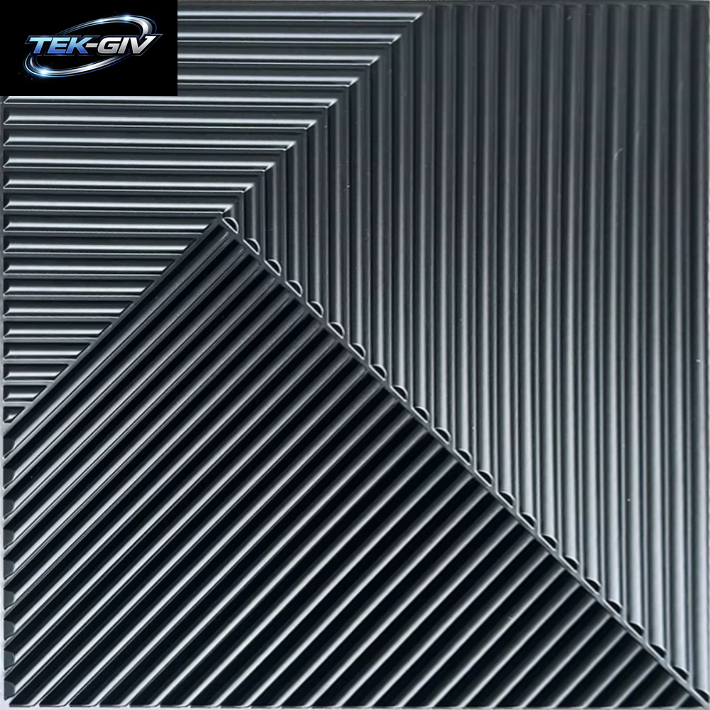 10 Stück Diamant-Design Verziertes 3D-Wandpaneel, 30 Cm X 30 Cm, Mattweiß/Schwarz, Diy-Heimdekoration-Wandbrett