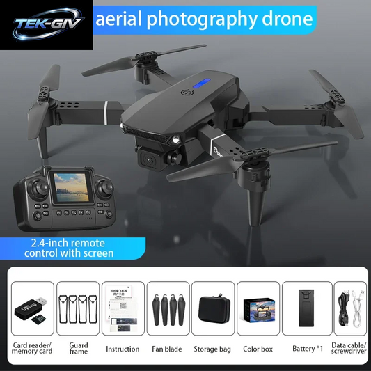 E99 Pro Drohne Mit 8K HD Kamera Fernbedienung Quadcopter Vierachsige Flugzeughöhe Halten GPS Fliegendes Spielzeug Für Luftaufnahmen