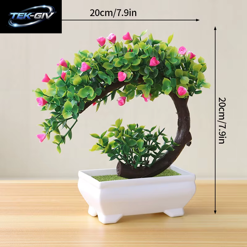 Künstliche Topfblumen, Pflanzen, Bonsai, Gefälschte Pflanze, Blumentopfornamente Für Den Garten, Kleiner Künstlicher Baum, Heimdekorationszubehör