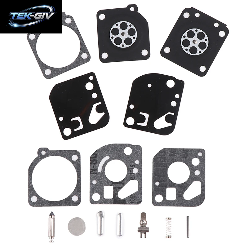 15 TEILE/SATZ Vergaser Carb Dichtung Membran Reparatur Rebuild Kit Fit Für Zama RB-29 Carb Gebläse Trimmer Großhandel
