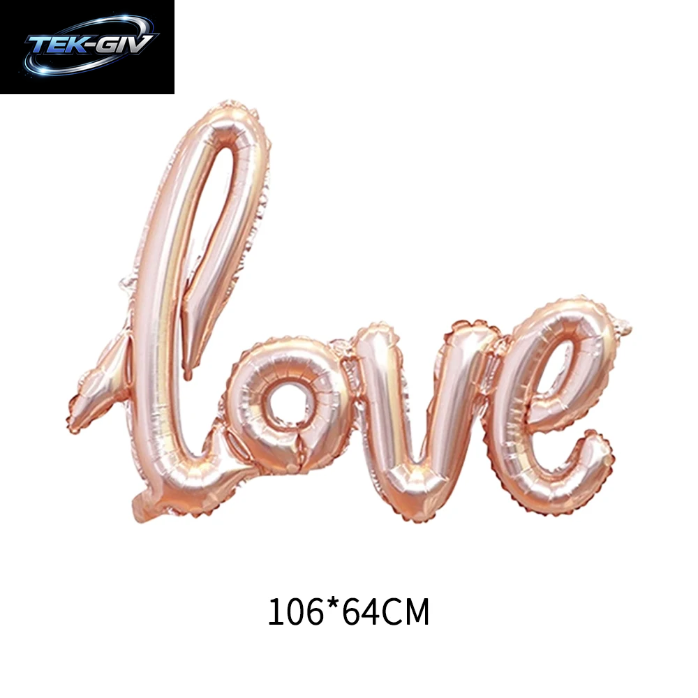LIEBE Brief Folie Mylar Ballon Für Hochzeit Valentinstag Jahrestag Geburtstag Party Dekor Hintergrund Bogen Kranz DIY Supplie
