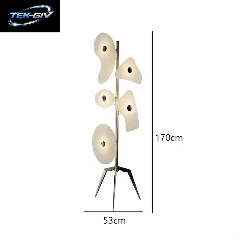 Skandinavische Stehlampe Kreative Led-Farblicht Acryl Orbitallampe Designer Kawaii Lampe Wohnzimmer Schlafzimmer Ecksofa Licht