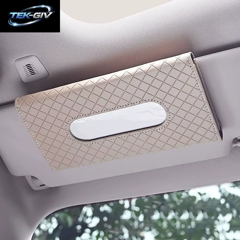 1Pcs Auto Tissue Box Handtuch Sets Auto Sonnenblende Tissue Box Halter Auto Innen Lagerung Dekoration Für BMW Auto Decor Zubehör