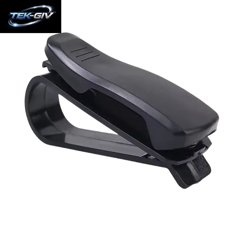 1/4PCS Auto Sonnenblende Sonnenbrille Clip Auto Gläser Halter Tragbare Ticket Karte Klemme ABS Brillen Fall Auto Zubehör