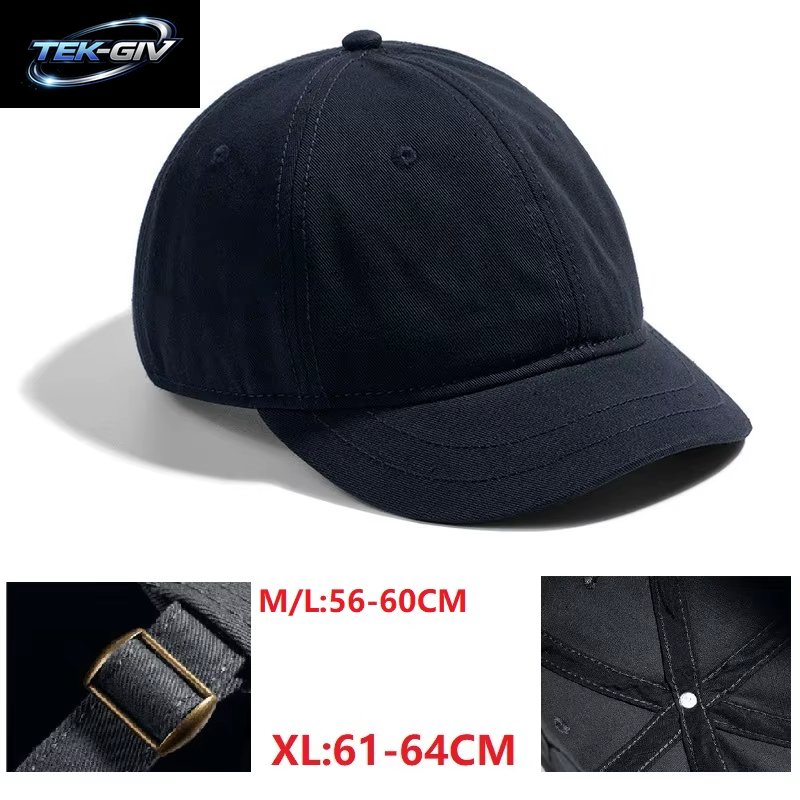 Übergroße Xxl-Baseballkappen, Verstellbare Papa-Hüte, Kurze Rechnung Für Große Köpfe, 58–60 Cm, 60–65 Cm, Extra Große Golfmützen Mit Niedrigem Profil