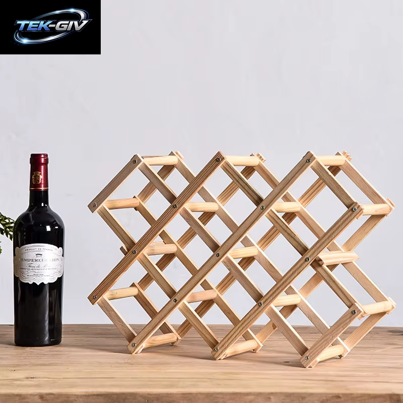 5/10 Flaschen Weinregal Weinflaschenregal – Weinhalter, Home Bar Küche Organizer Display Ständer Aufbewahrung JJZ001