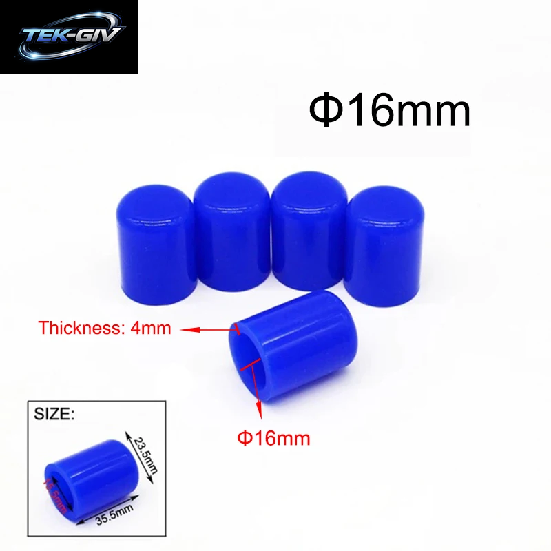 5 Stücke Silikon Blindkappe Einlass Vakuum Schlauch End Stopfen Dichtung Stecker Auto Auto Zubehör Teile 4/6/8/10/12/16/19/25/30/32Mm