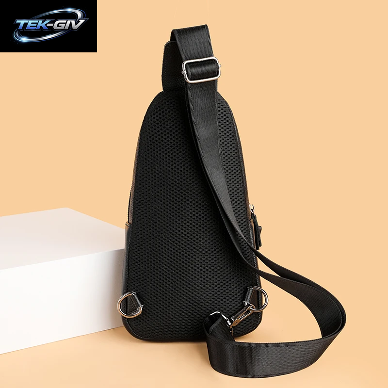 100% Echtes Leder Männer Brust Tasche Männlichen Schulter Tasche Messenger Tasche Lässige Umhängetasche Mode Männer Reinheit Handtasche