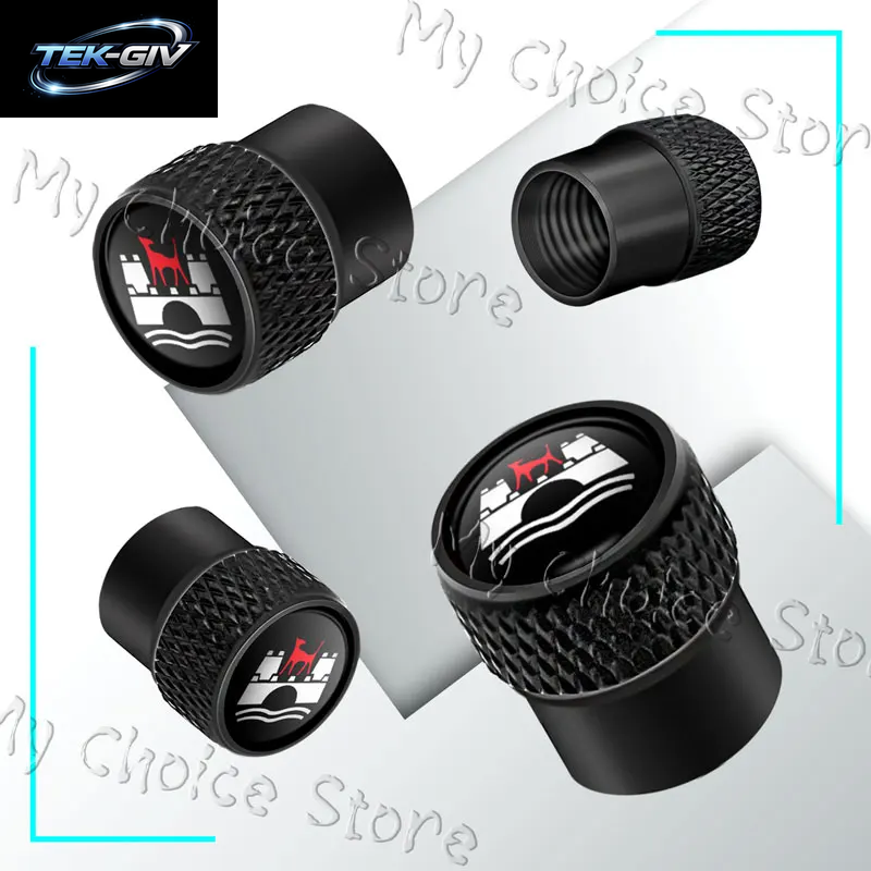 4 Stücke Wolfsburg Edition Emblem Auto Ventilkappen Rad Reifen Luftreifen Vorbau Schutzhülle Für VW Golf Mk5 Passat Jetta Tiguan Polo