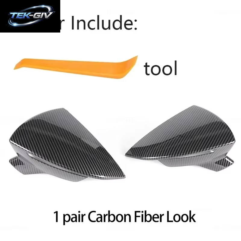 Hellschwarze Spiegelabdeckungen Für Seat Leon Lion 5F III ST FR Cupra Ibiza 6F V KJ1 Arona KJ7 – Ersatzspiegelgehäuseabdeckungen