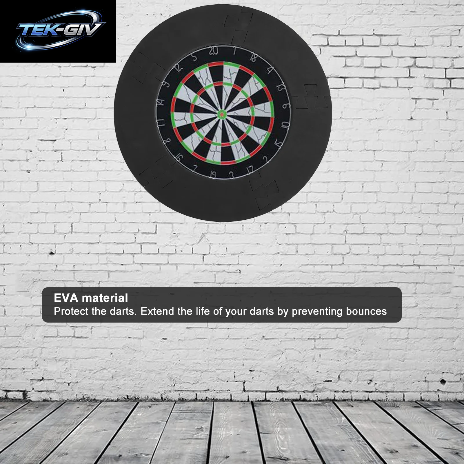 EVA Dartboard Surround Ring, Leichter, Abnehmbarer Dartboard-Schutzring Für Die Wandmontage