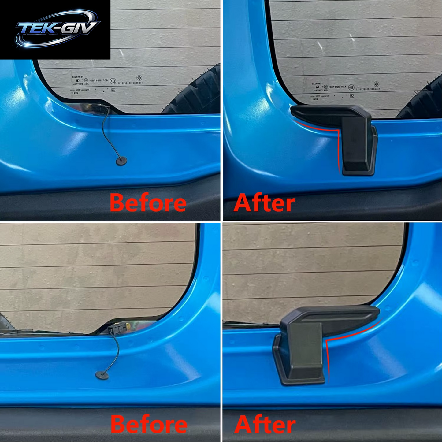 2X Heckscheibe Heizung Draht Schutz Demister Abdeckung Trim Für Suzuki Jimny Sierra JB64 JB74 2007-2022 Auto Innen Zubehör