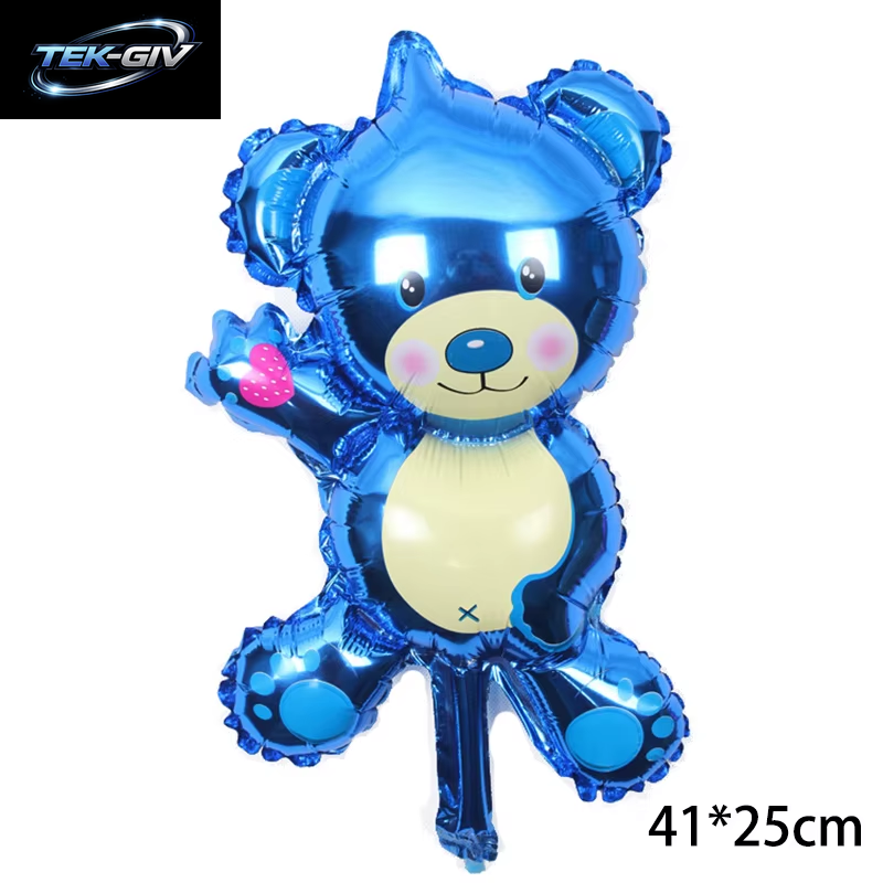 Cartoon Tier Kaninchen Hirsch Folienballon Kinder Geschenke Geburtstag Party Dschungel Tier Thema Dekoration Eichhörnchen Fuchs Bär Helium Globos
