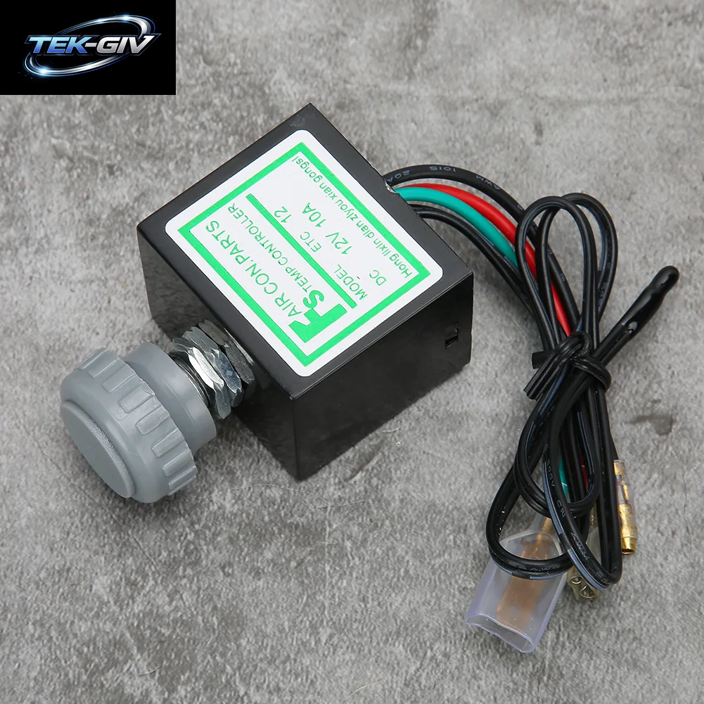 1Pcs 12V/24V Auto Klimaanlage Elektronische Thermostat Schalter Temperatur Control Auto Zubehör A/C Elektronische Thermostat
