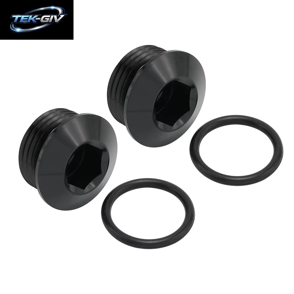 AN4 AN6 AN8 AN10 AN12 ORB O Ring Dichtung Boss Buchse Port Stecker Block off Fitting Adapter Aluminium Schwarz