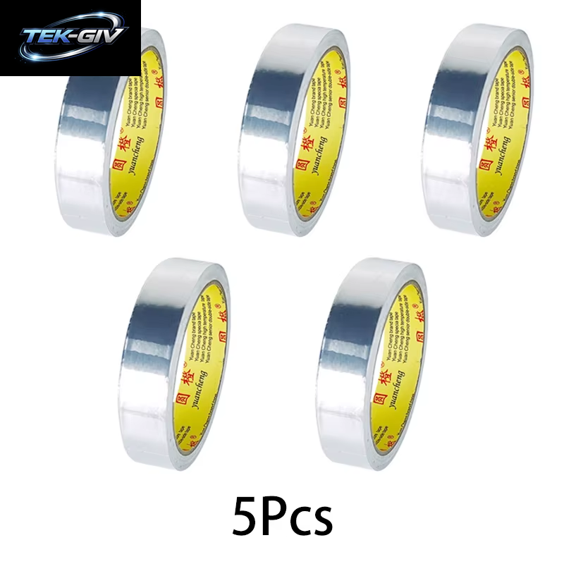 Hohe Temperaturbeständigkeit Aluminiumfolie Klebeband Küchenrohr Reparaturband Klebstoff Dichtungsfolie Wärmedämmung Auslaufsicheres Klebeband