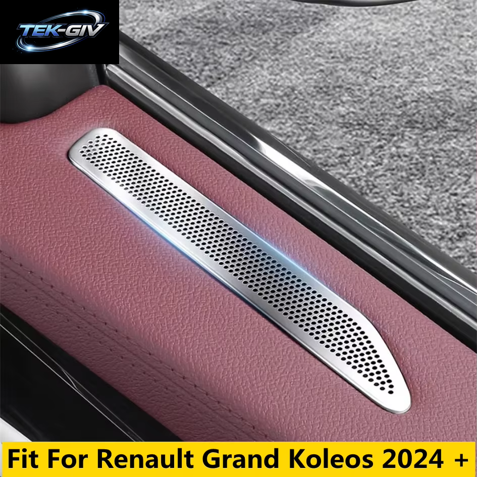 Für Renault Grand Koleos 2024 2025, Vordertür, Ac-Luftauslass, Lüftungsabdeckung, Kanalnetz, Auspuff, Staubdicht, Edelstahl-Zubehör