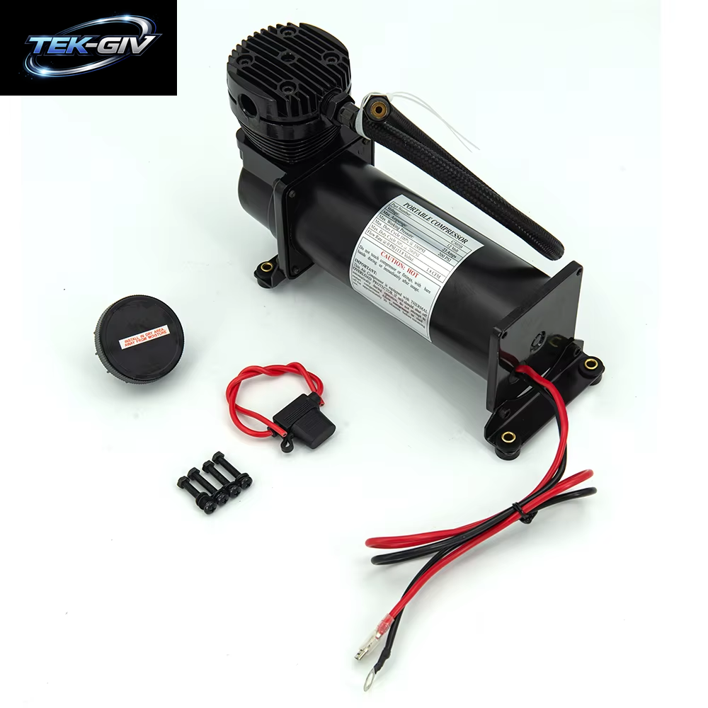 Universal 480C 12V Low Noise Suspension Luftkompressor Auto Air RIDE Suspension Kits Luftpumpe