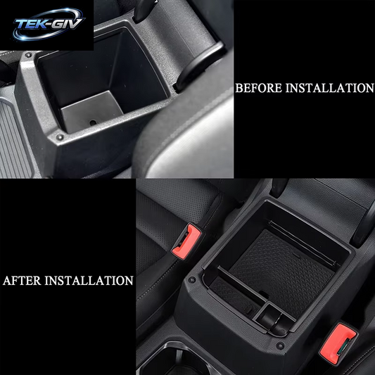 Auto Mittel Konsole Organizer Tablett Armlehne Aufbewahrung Sbox Passt Für Vw Tiguan 2 Mk2 2017 2018 2019 2020 2021 2022 Auto Verstauen Aufräumen