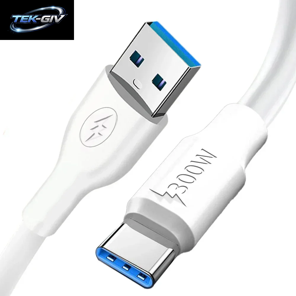 300 W Superschnellladung USB Typ C Datenkabel USB Auf Typ C Datenleitung Schnellladegerät Für Samsung Xiaomi Huawei Android Universal
