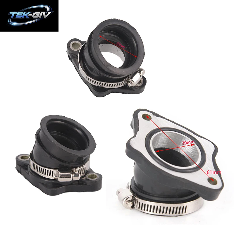 30Mm Vergaser Ansaug Krümmer Rohr Manschette Für Cg 200-250Cc Atv Dirt Bike Go Kart