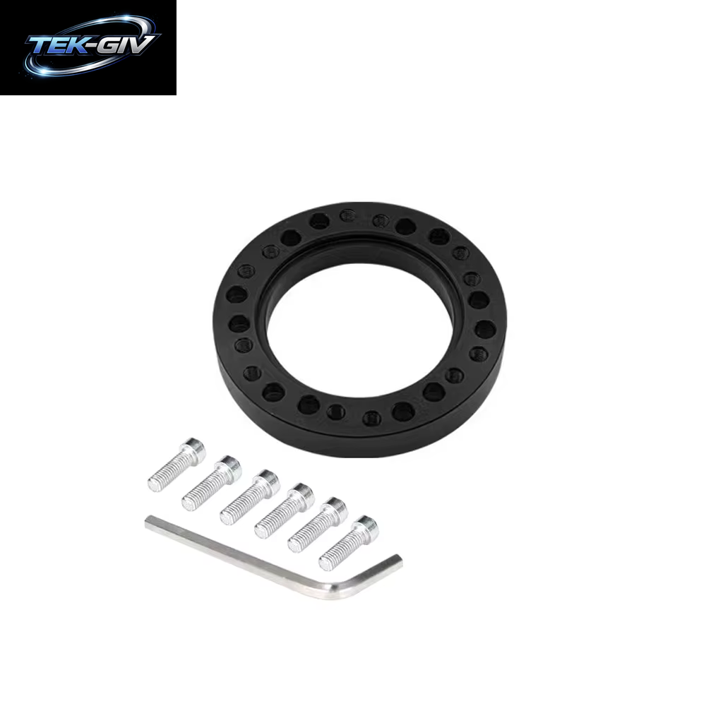 Neue Lenkrad HUB 1/2 ZOLL Spacer Lenkrad Nabe Boss Kit Adapter Spacer 13Mm 24 Loch Auto Lenkrad Adapter Platte