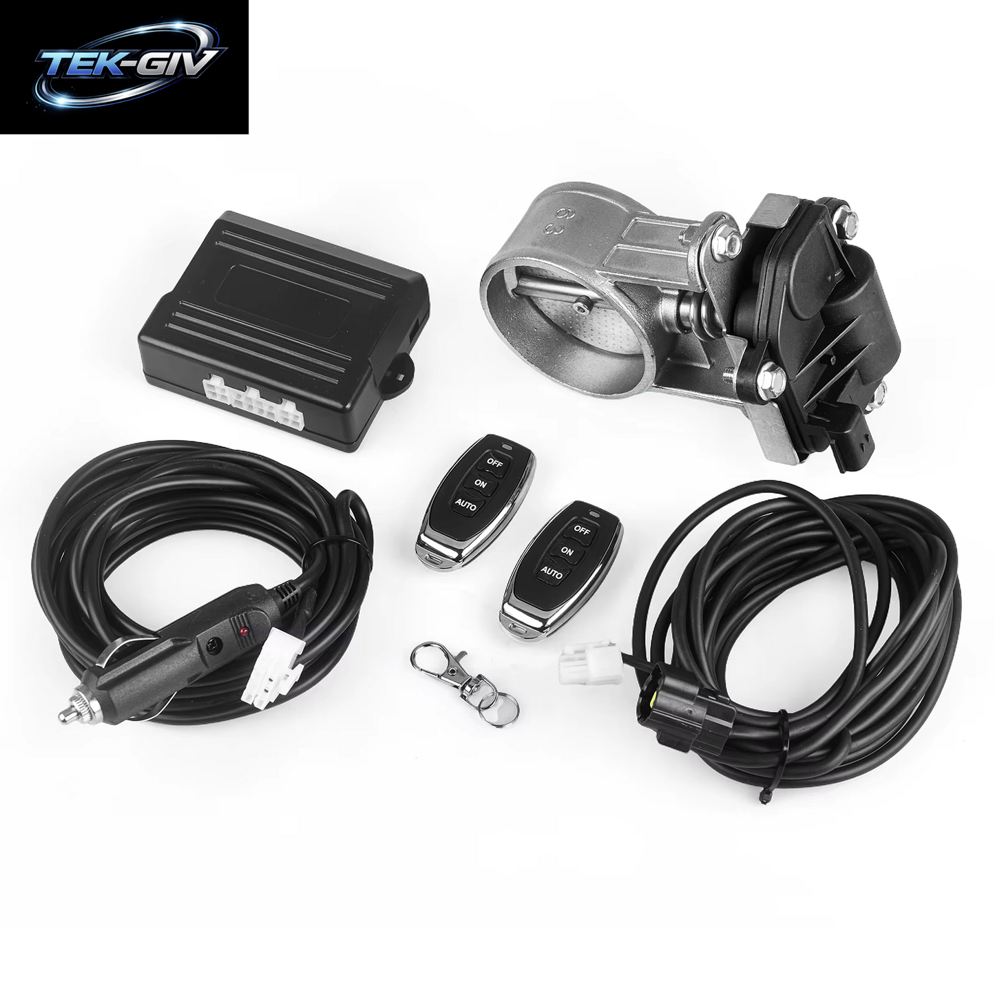 Auto-Auspuffrohr, Elektronisches Ventil-Set, Universeller Multi-Winkel-Modus, 51/60/63/70/76 Mm, Controller-Gerät, Fernbedienung, Kit, Controller-Schalter