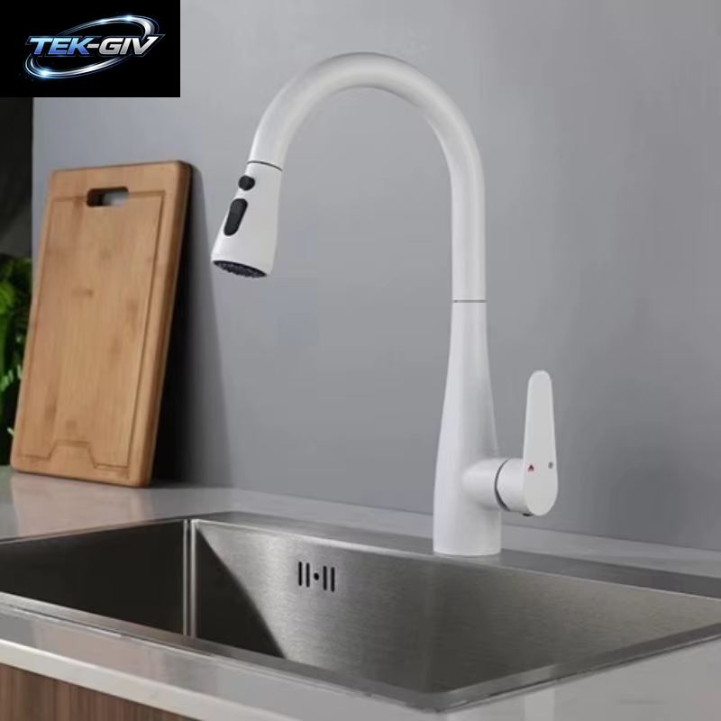 GEGVE Küchenarmaturen, Abnehmbarer Küchenspüle-Wasserhahn, Teil, Wasserhahn, Mischbatterie, Manuell, Israel-Küchenarmatur, Angepasst an Israel, Messing Gebürstet