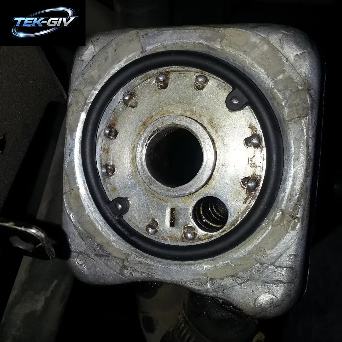 2Pc Motoröl Kühler Filter Dichtung Für VW Golf Polo Bora Passat Gehäuse Wärmetauscher O-Ring Obere Dichtung Waschmaschine Auto Reparatur Kit
