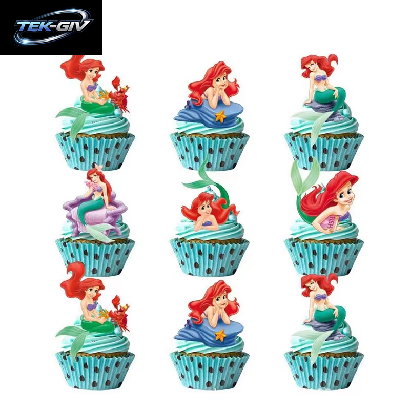 Die Kleine Meerjungfrau Geburtstag Party Dekoration Prinzessin Ariel Papier Serviette Teller Tasse Tischdecke Luftballons Kinder Baby Shower Supplies