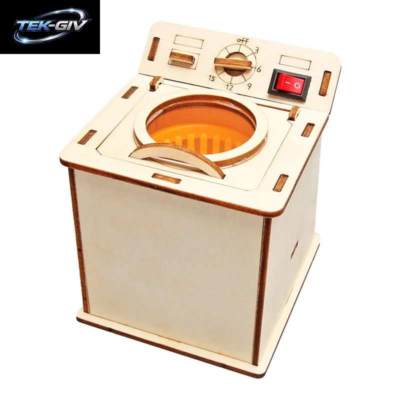 DIY Physikalisches Modell Wissenschaftsexperiment Lernspielzeug Ventilator Klimaanlage Waschmaschine Handgefertigte Kleinproduktion