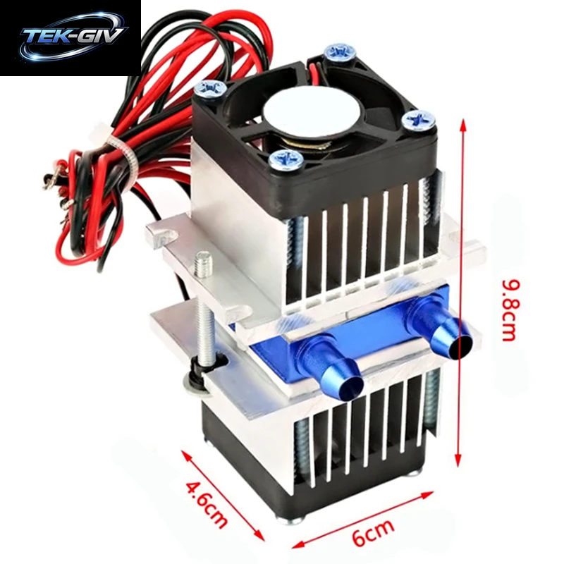 1 Satz Mini-Klimaanlage DIY Kit Thermo Elektrischen Peltier Kühler Kühl Kühlsystem Lüfter Für Heim Werkzeug