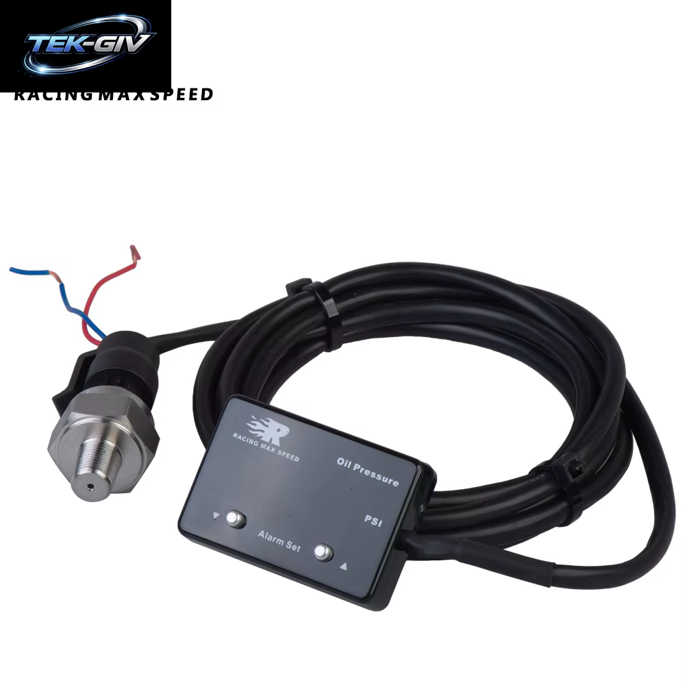 Universelles Elektronisches Öldruck Manometer Mit Npt Sensor Hochdruck Alarm Rot Anzeige Digital 0-232Psi (0-16Bar)
