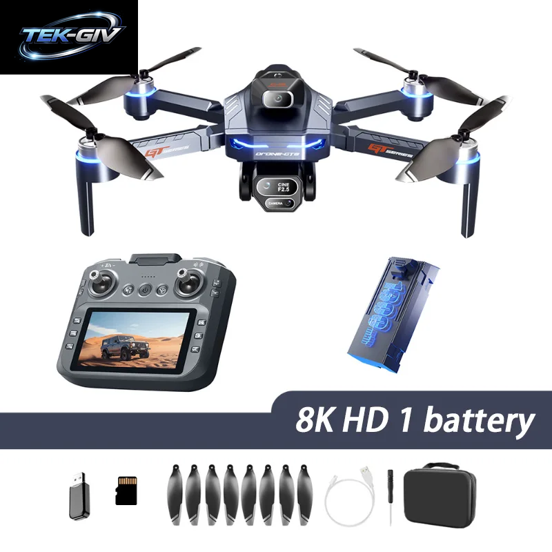 Neue GT8 Drohne 8K HD Professionell 360 ° Dual-Kameras GPS 5G WLAN Bürstenlose Motoren Hindernisvermeidung Faltbarer Quadcopter 2026